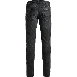 Black Organic Cotton Skinny Jeans