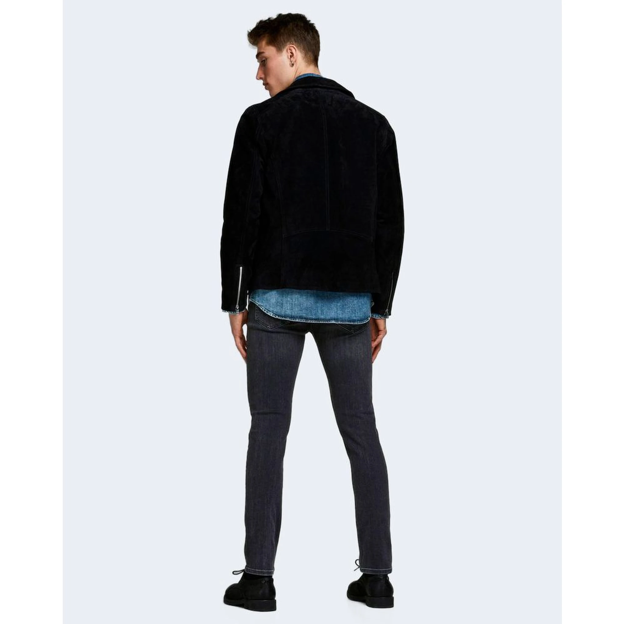 Black Organic Cotton Skinny Jeans