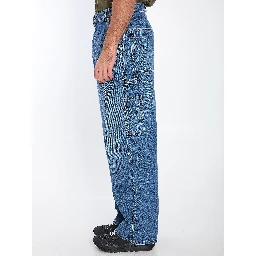 Vintage Indigo cargo jeans