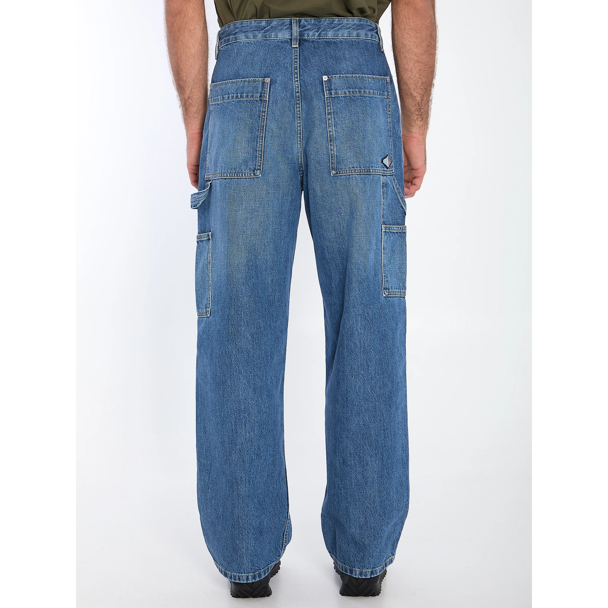 Vintage Indigo cargo jeans