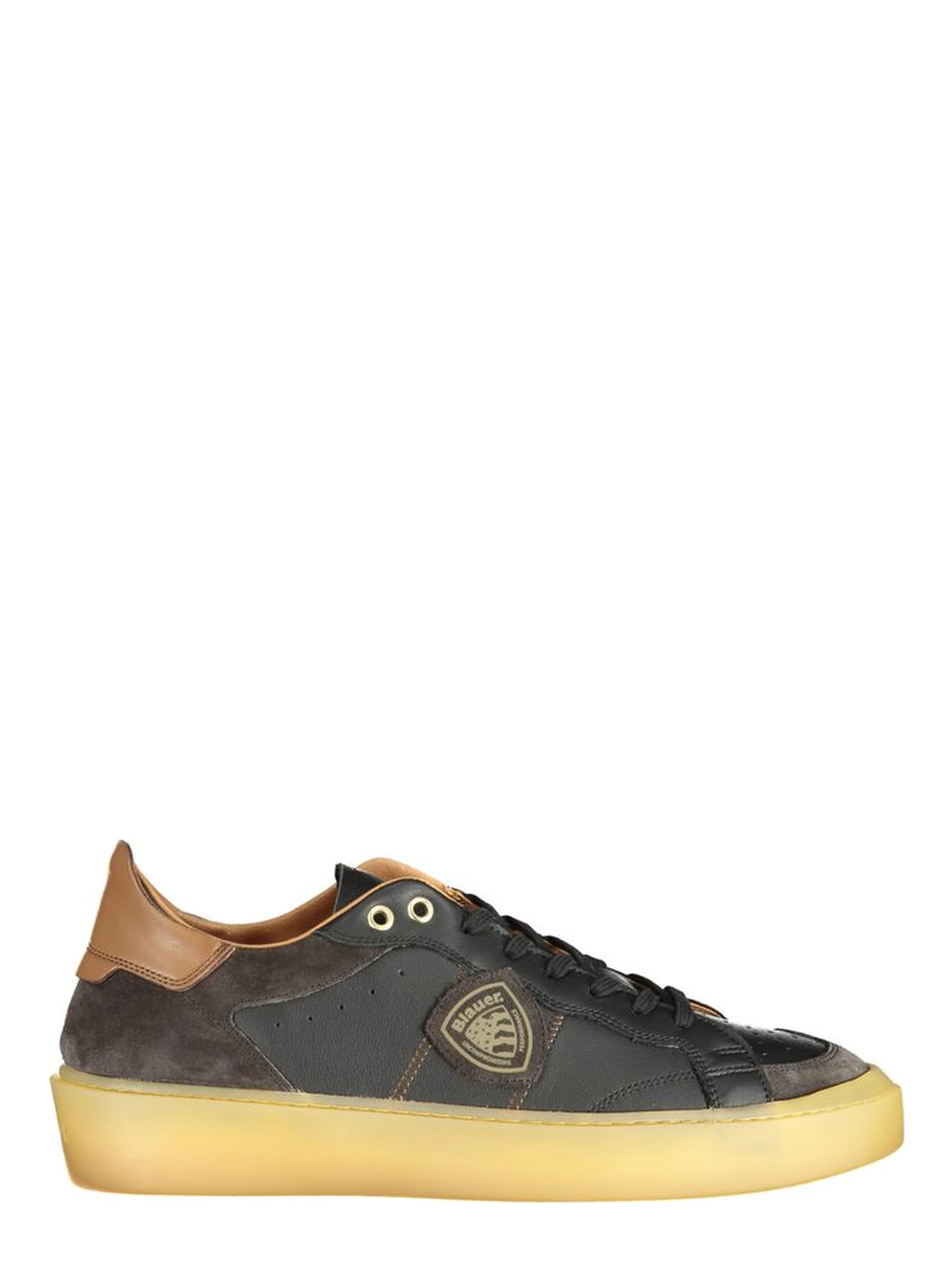 Black Polyester Sneaker