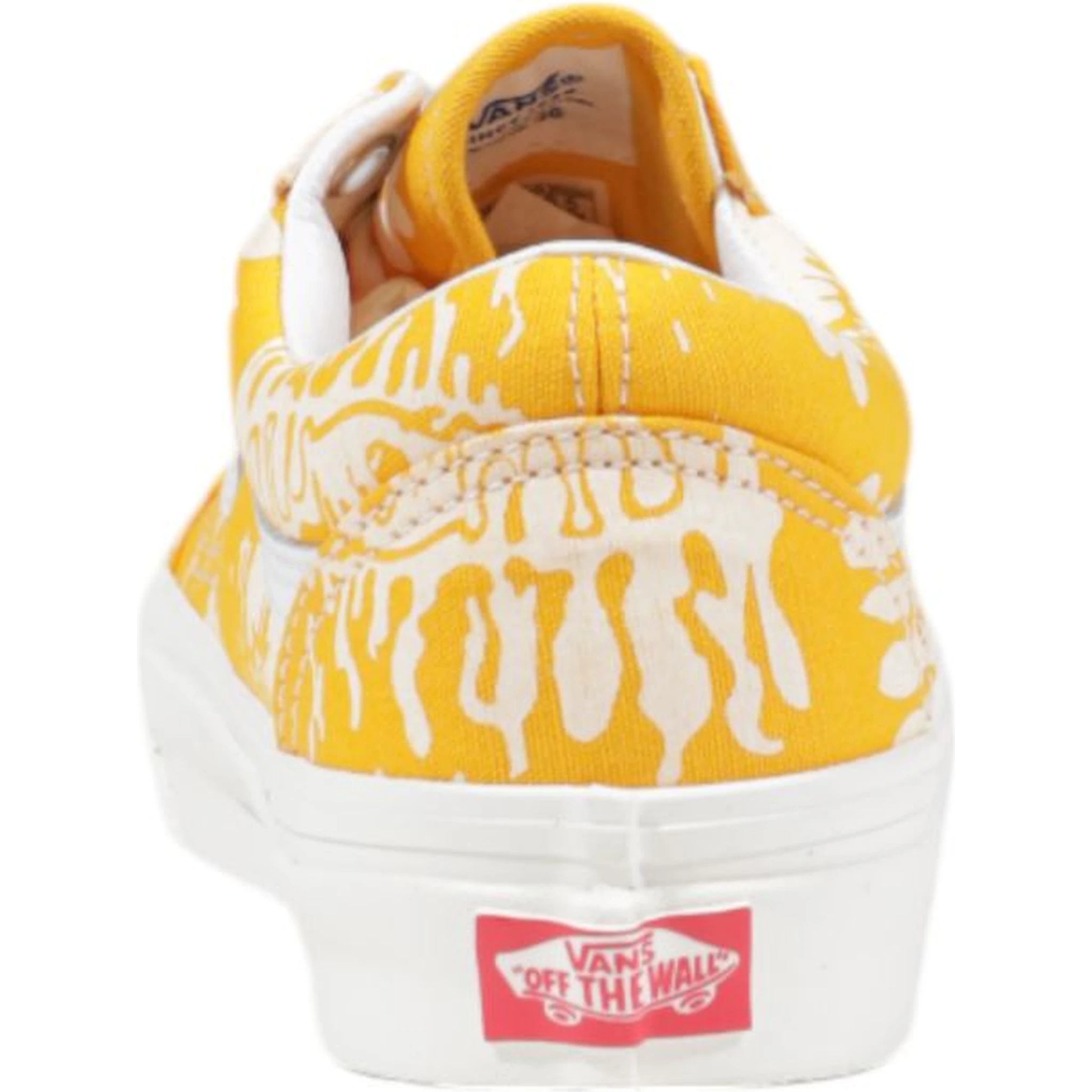 Yellow Fabric Low Top Sneakers