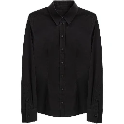 Long-sleeved button-down shirt
