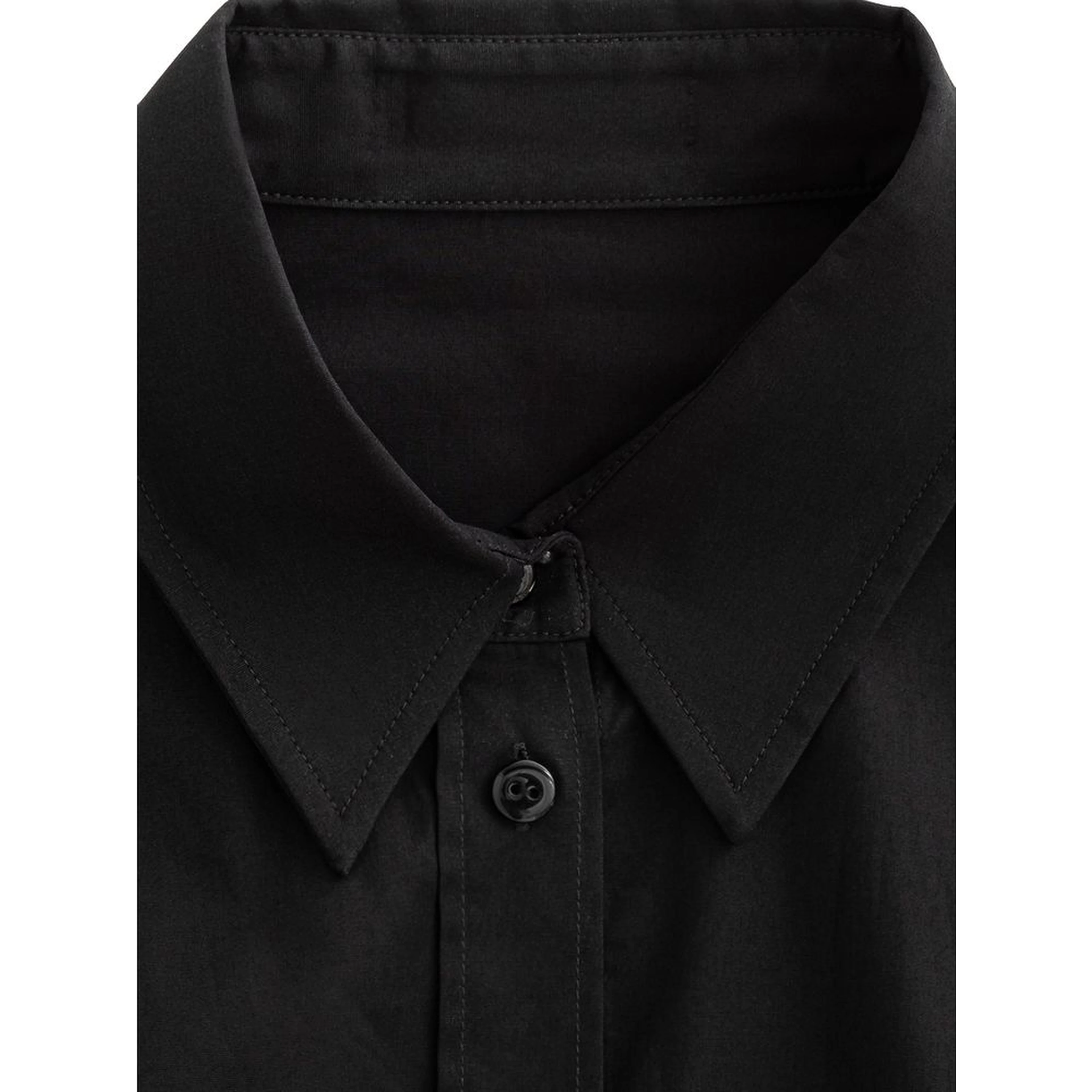 Long-sleeved button-down shirt