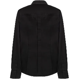 Long-sleeved button-down shirt
