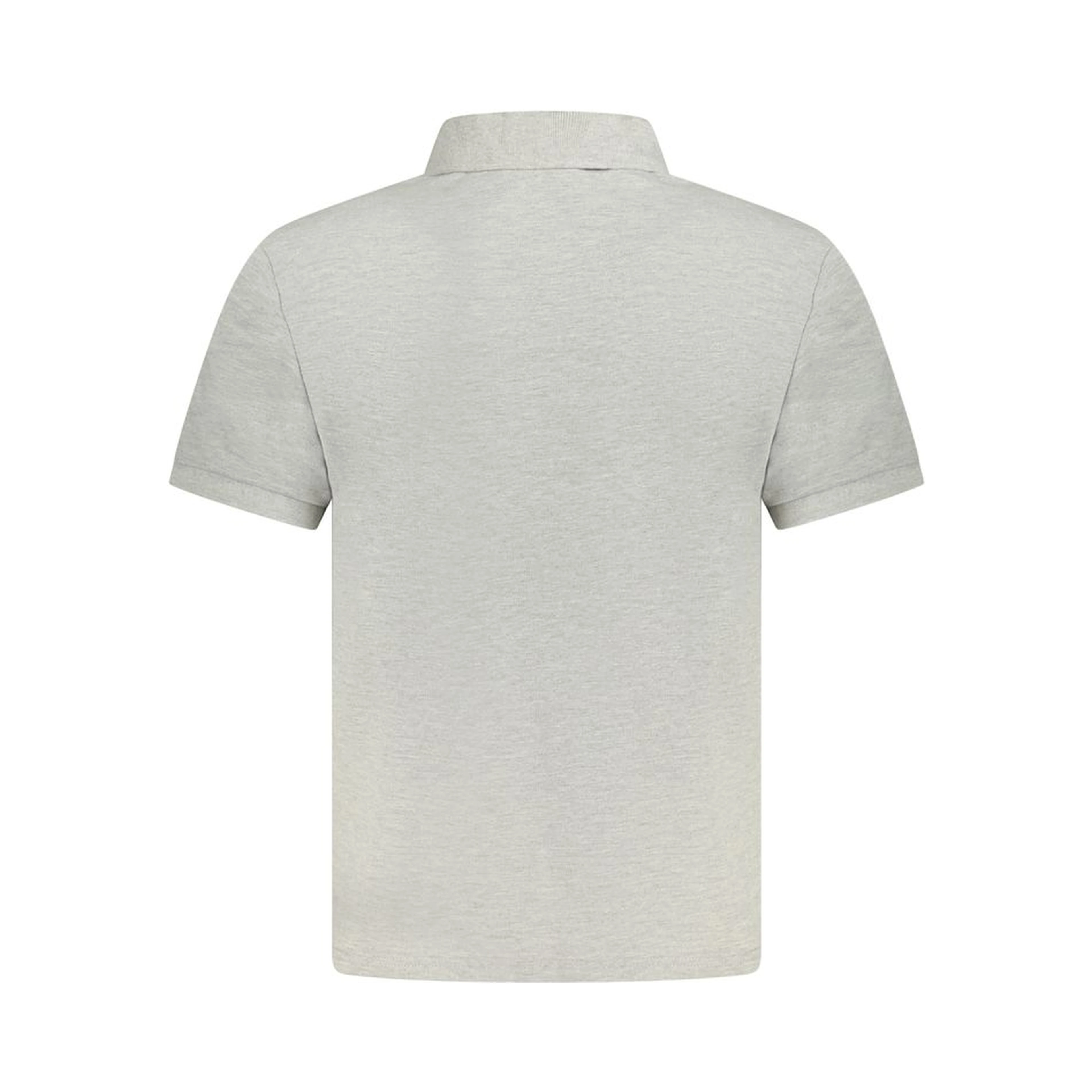 Gray Cotton Polo Shirt