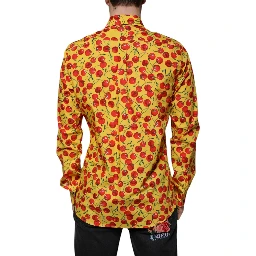 Yellow Cherry Cotton MARTINI Dress Shirt