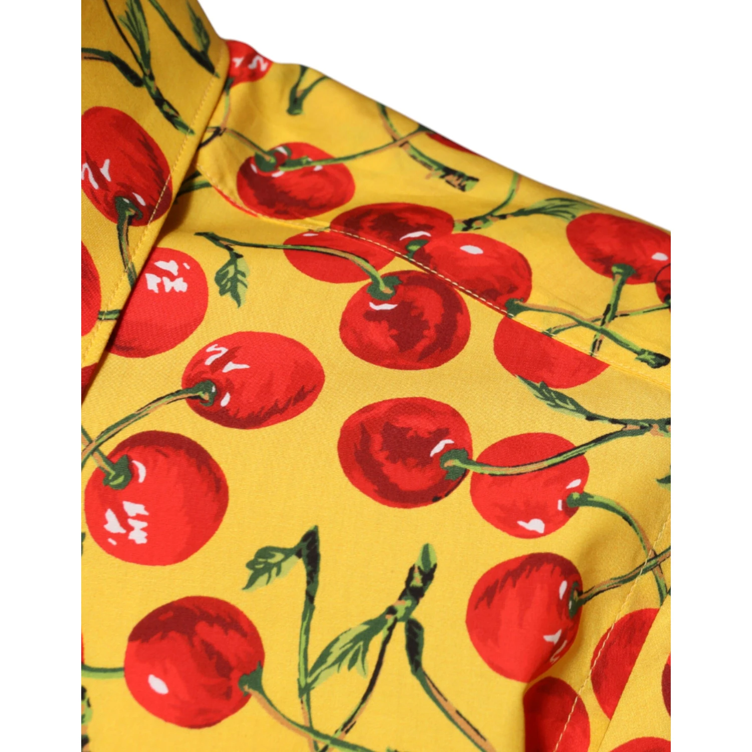 Yellow Cherry Cotton MARTINI Dress Shirt