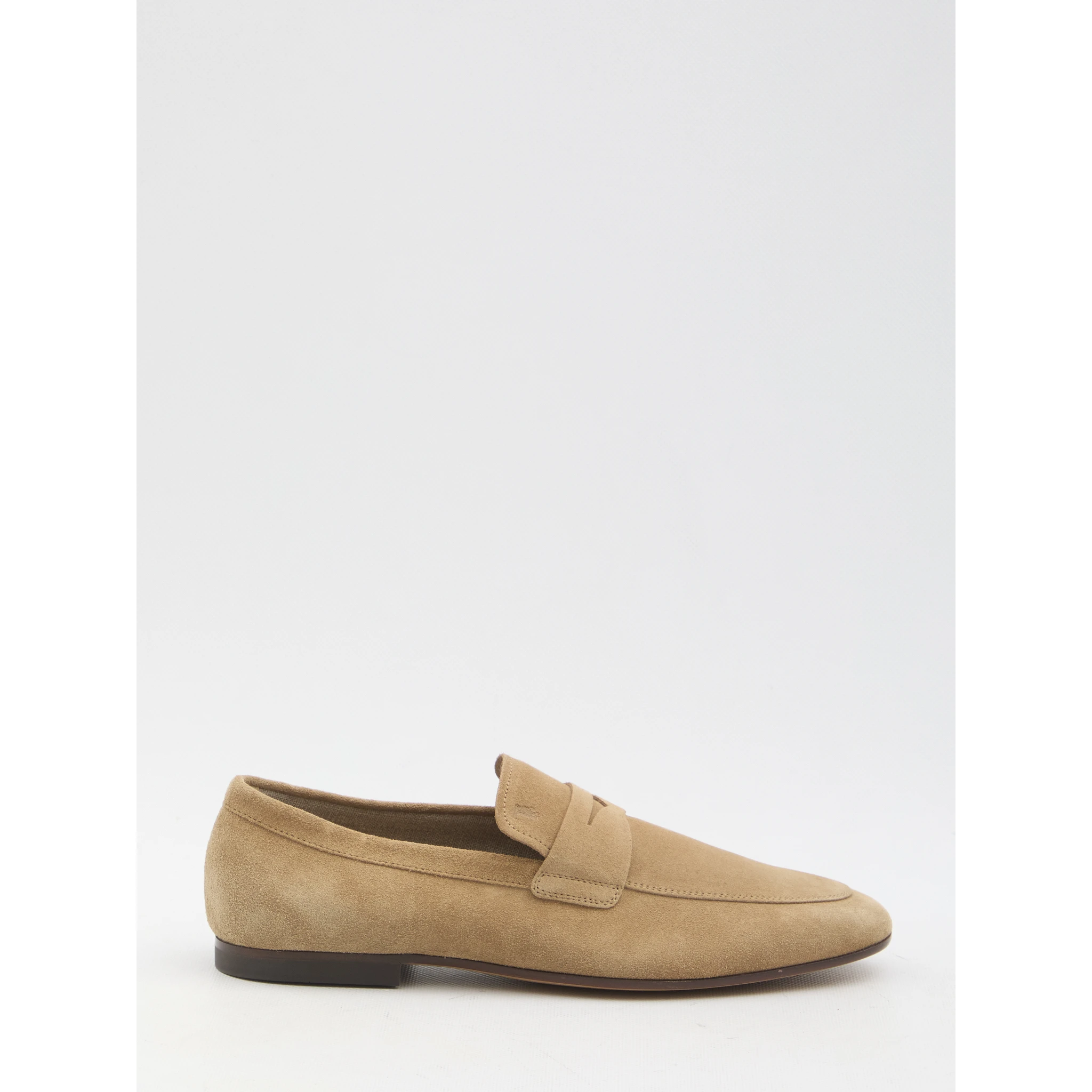 Suede loafers