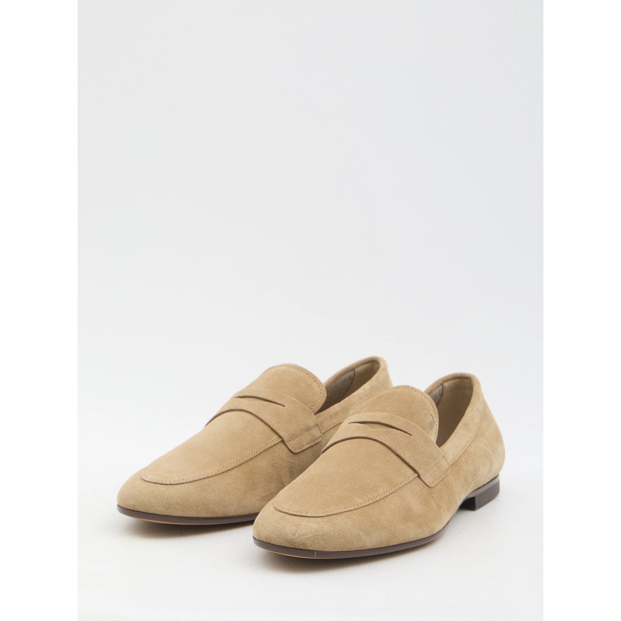Suede loafers