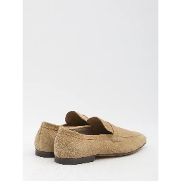 Suede loafers