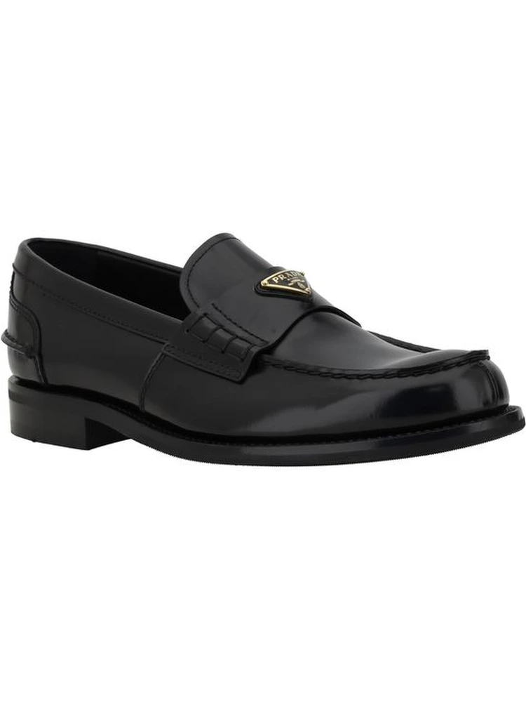 Black Calf Leather Bos Taurus Slip-On Loafers alternative