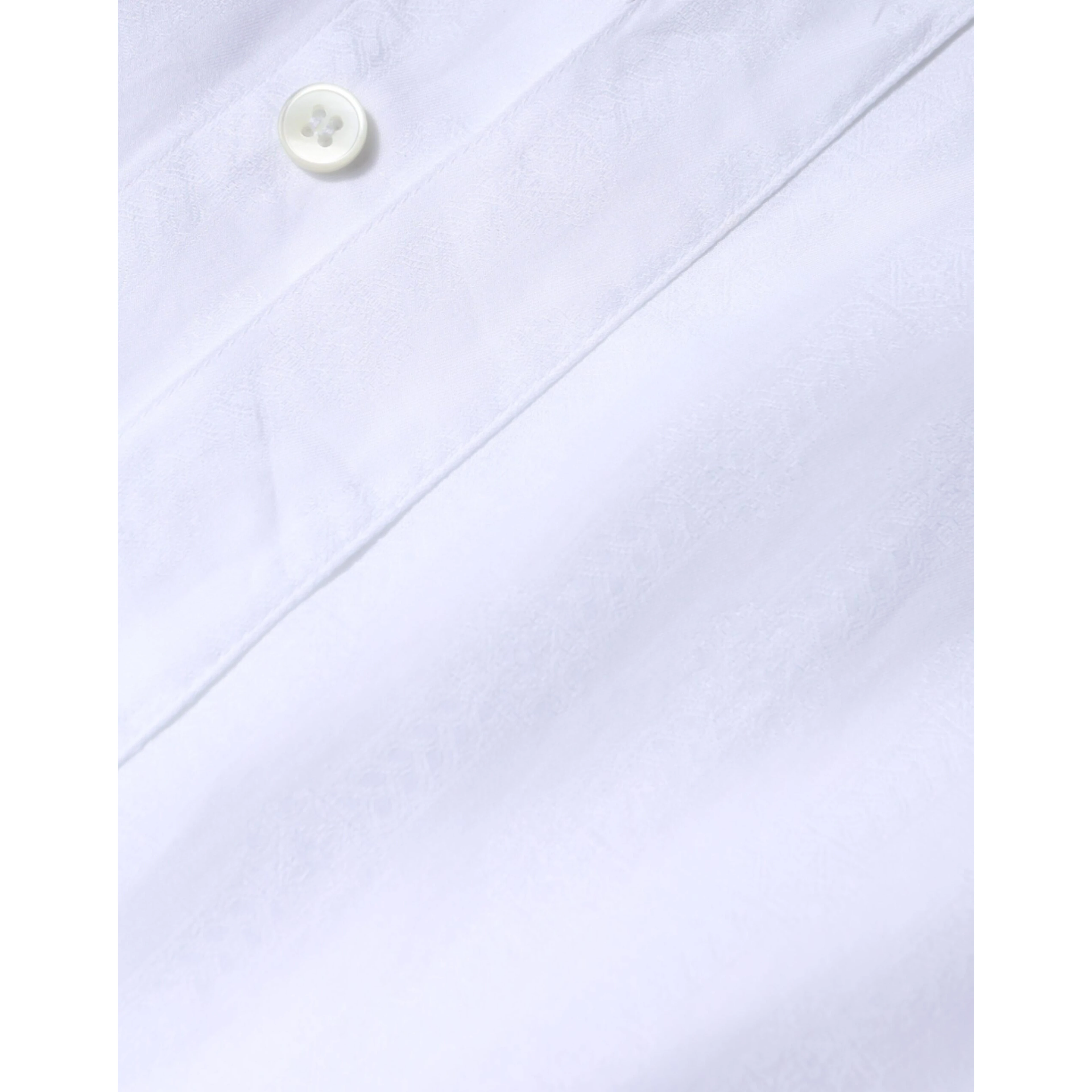 White Cotton Formal Men GOLD Dress Shirt