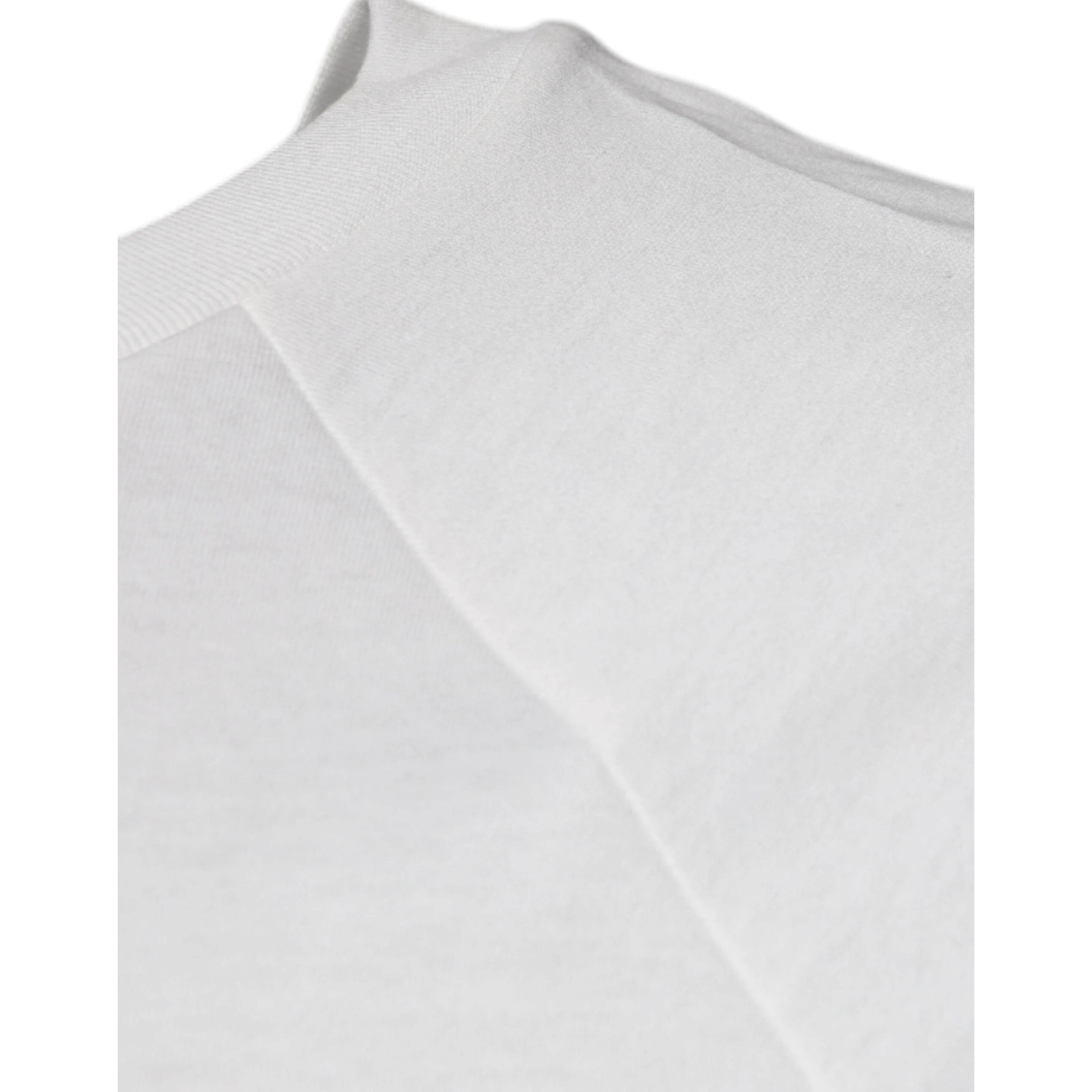 White DG Sport Crew Neck Short Sleeve T-shirt