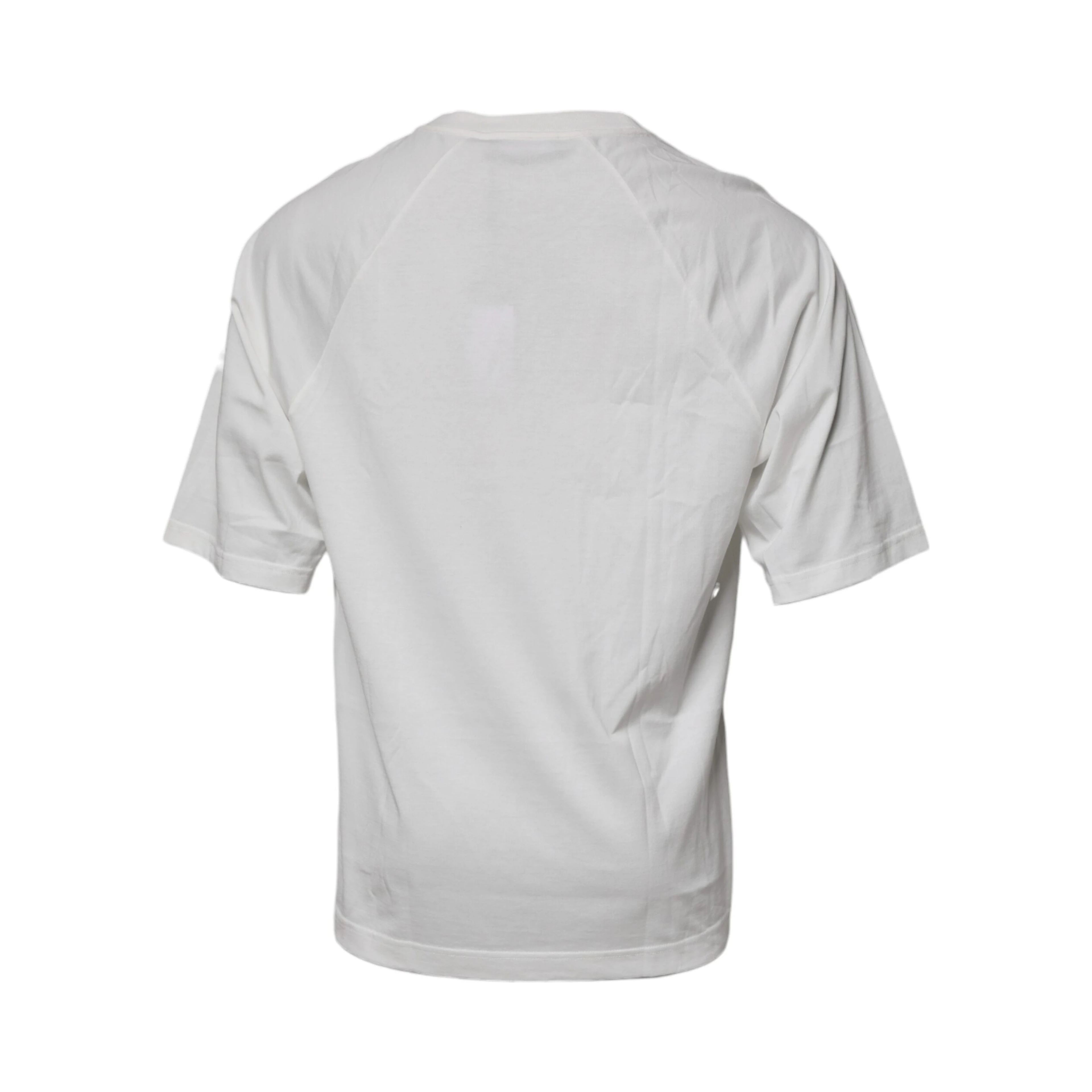 White DG Sport Crew Neck Short Sleeve T-shirt