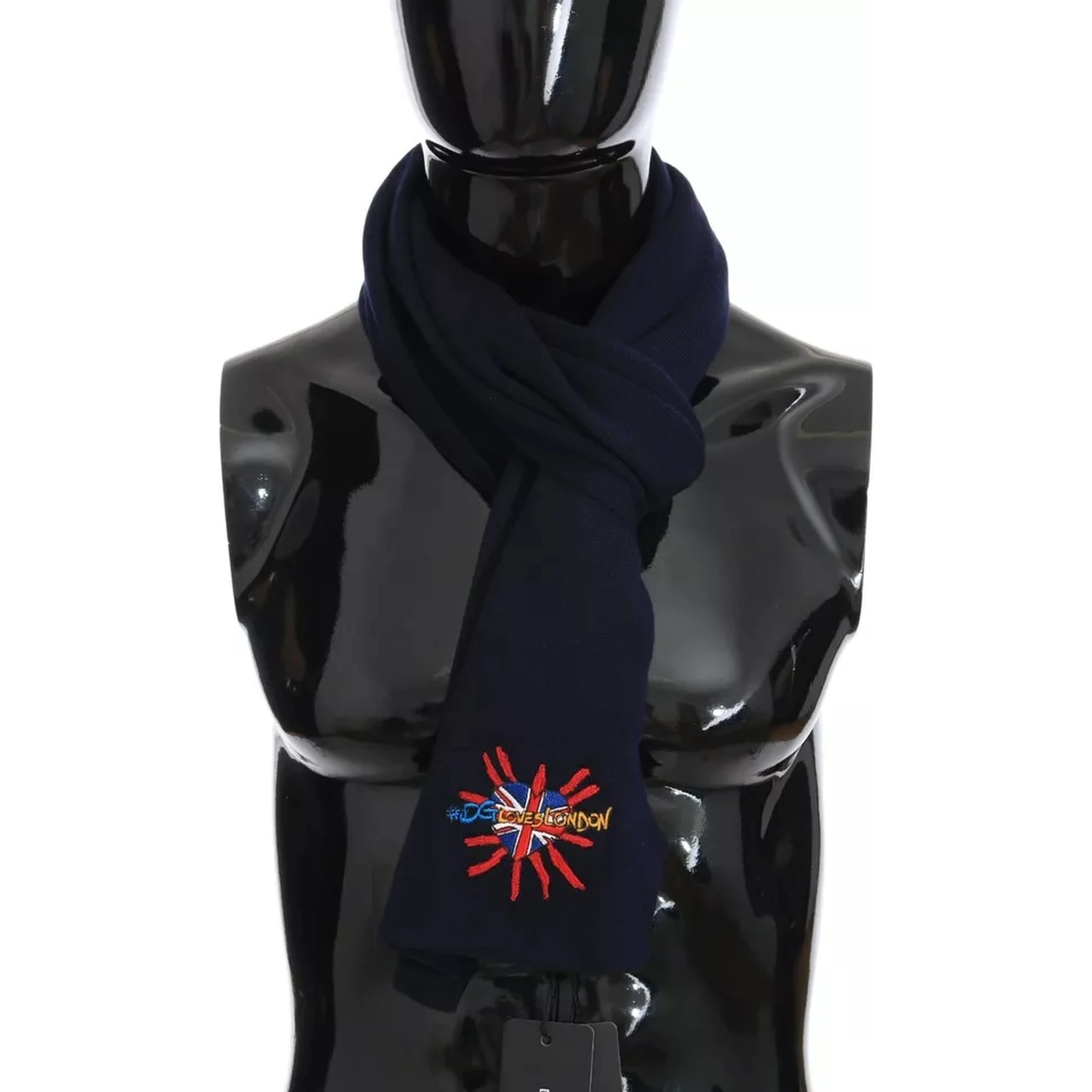 Blue Wool #DGLovesLondon Shawl Scarf