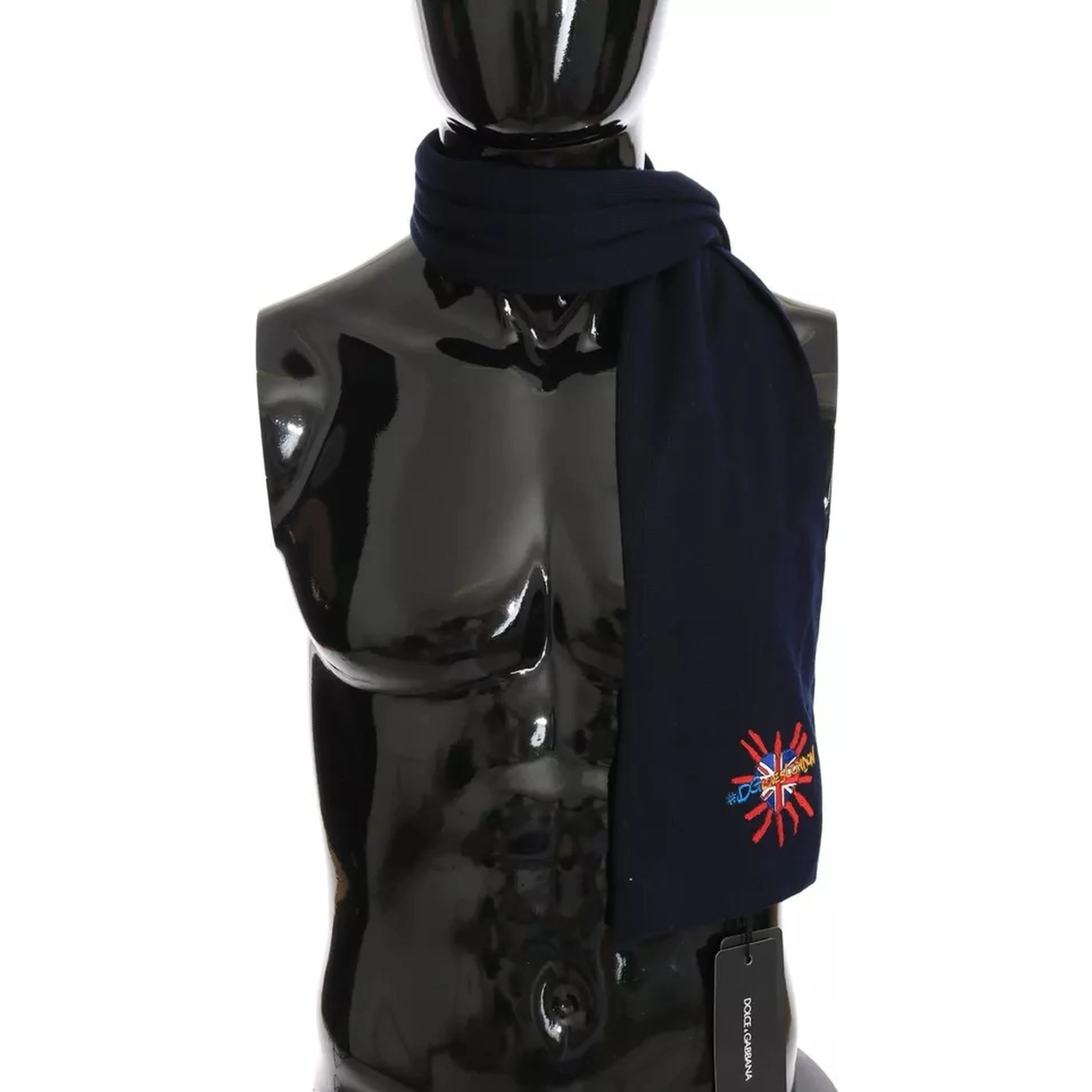 Blue Wool #DGLovesLondon Shawl Scarf