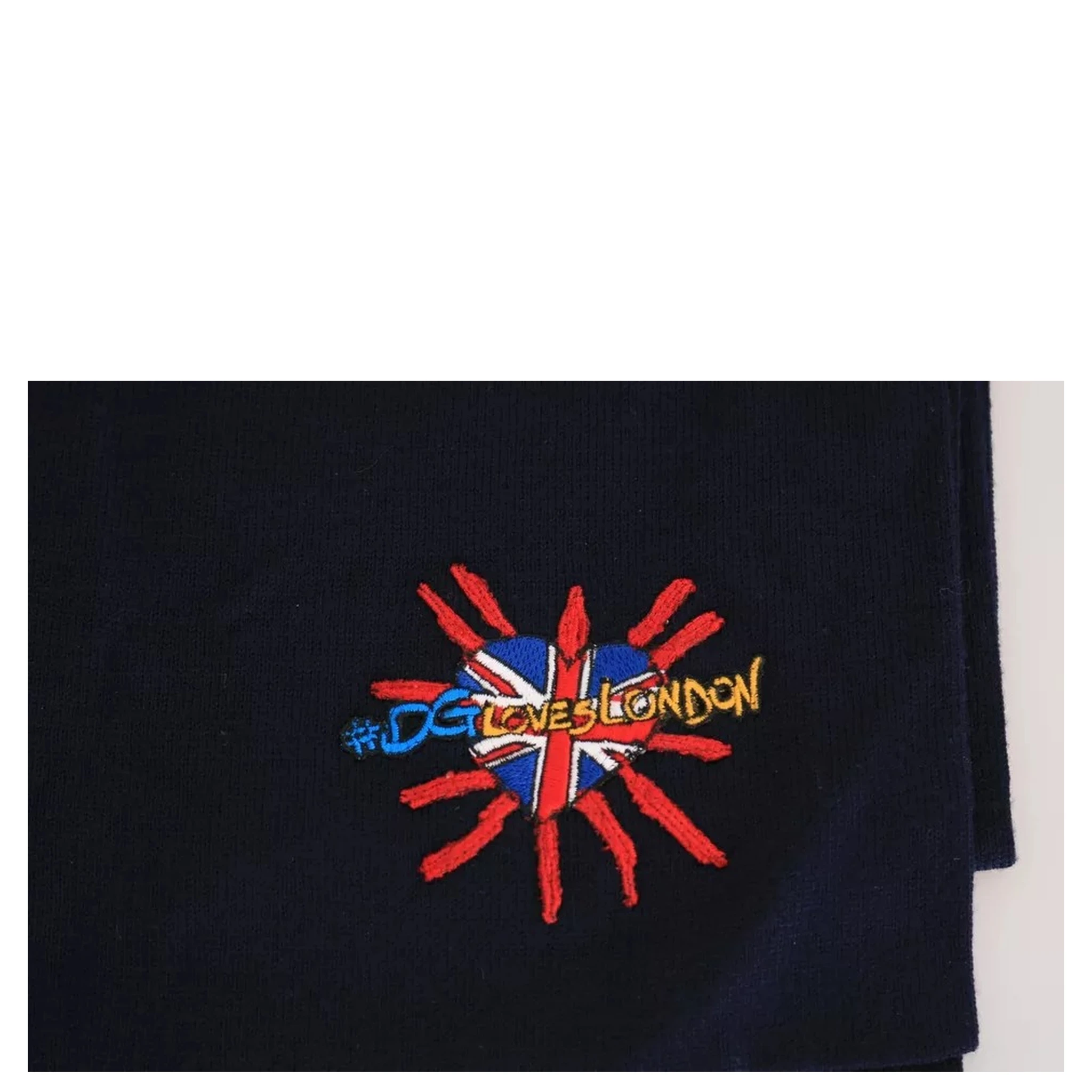 Blue Wool #DGLovesLondon Shawl Scarf