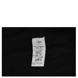 Black Wool Logo Waistcoat Vest