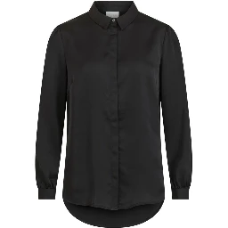 Black Polyester Blouse