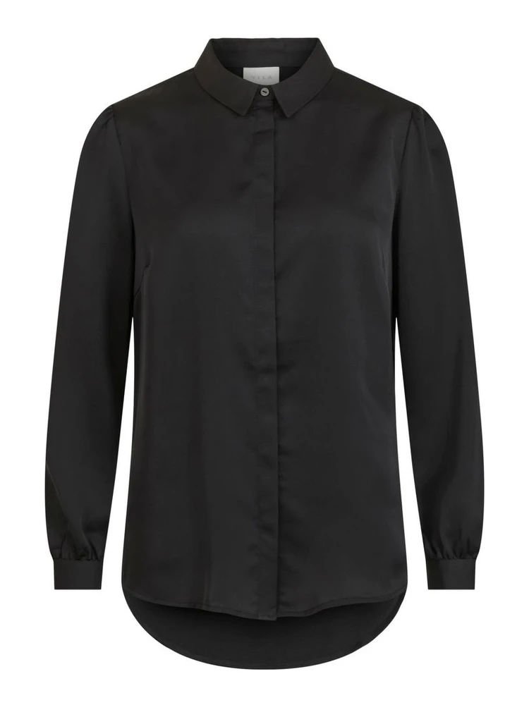 Black Polyester Blouse