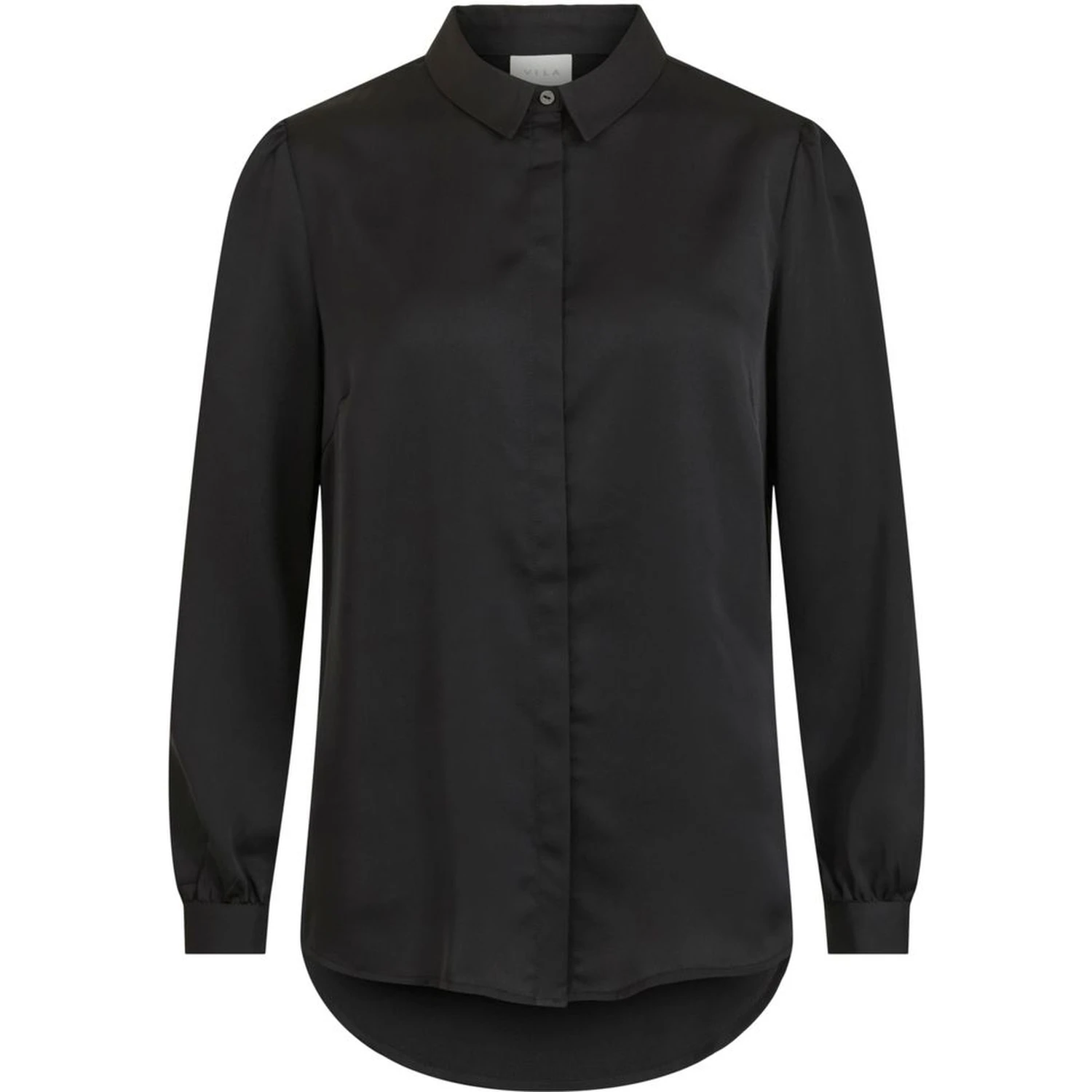 Black Polyester Blouse
