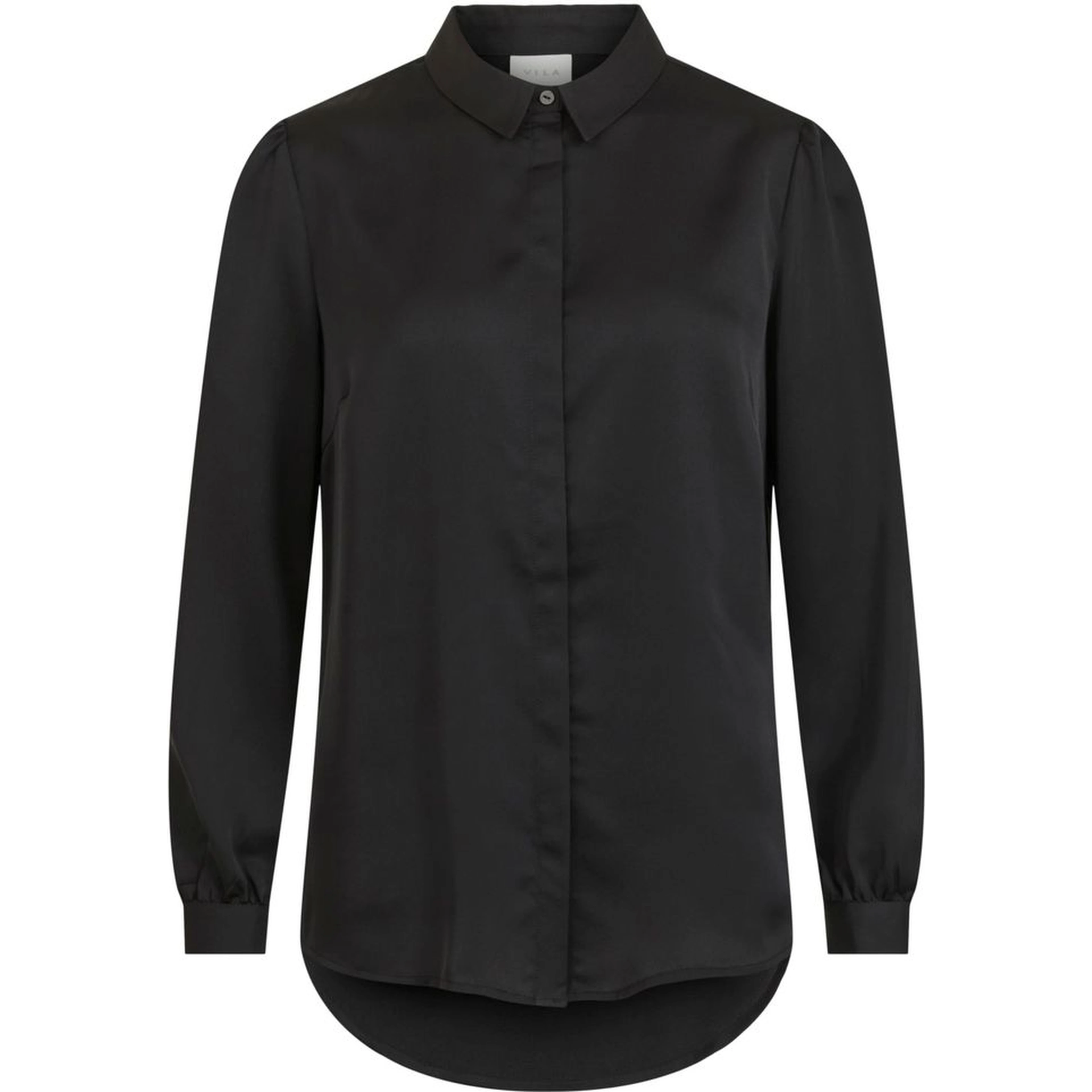 Black Polyester Blouse