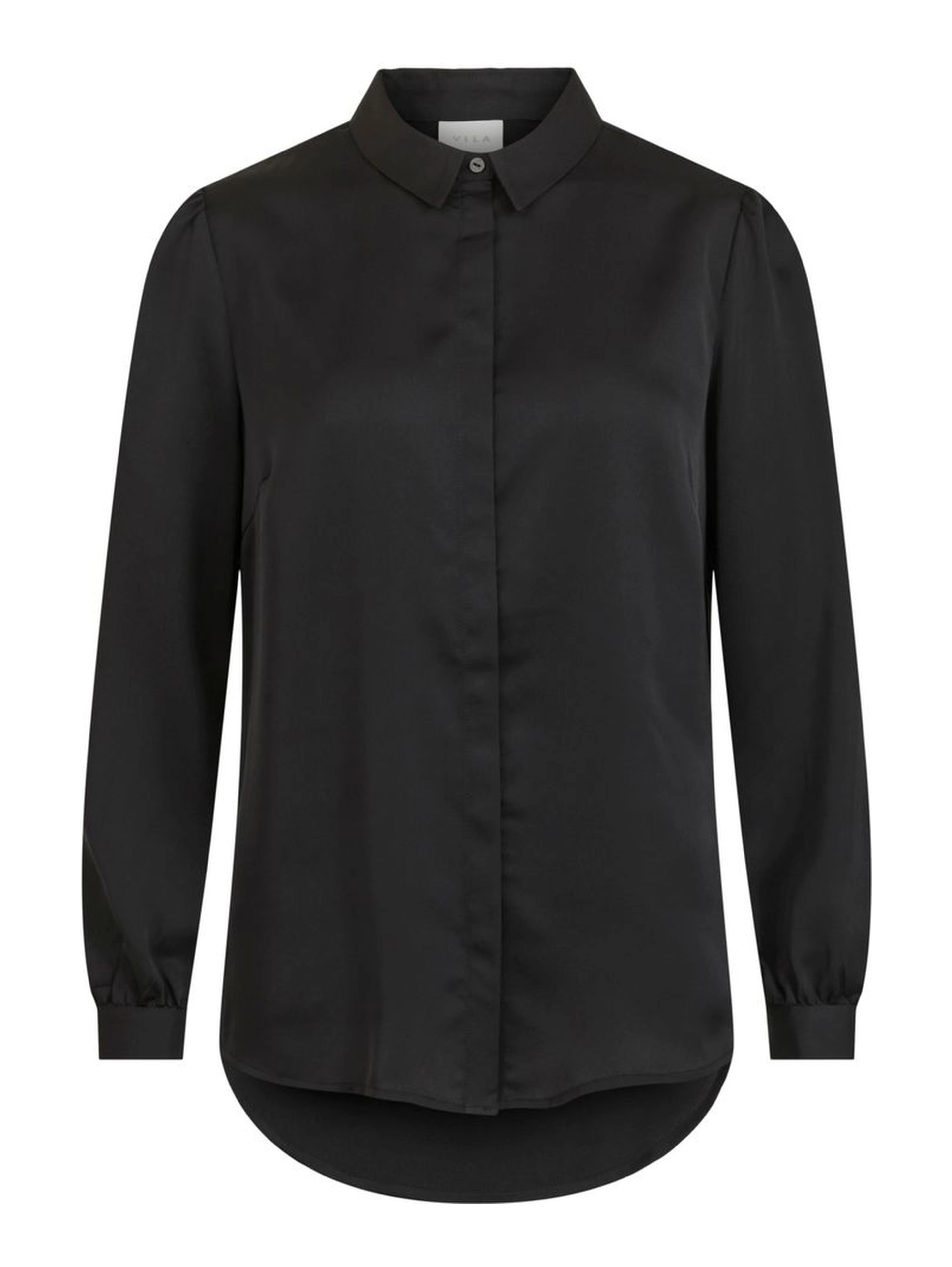 Black Polyester Blouse