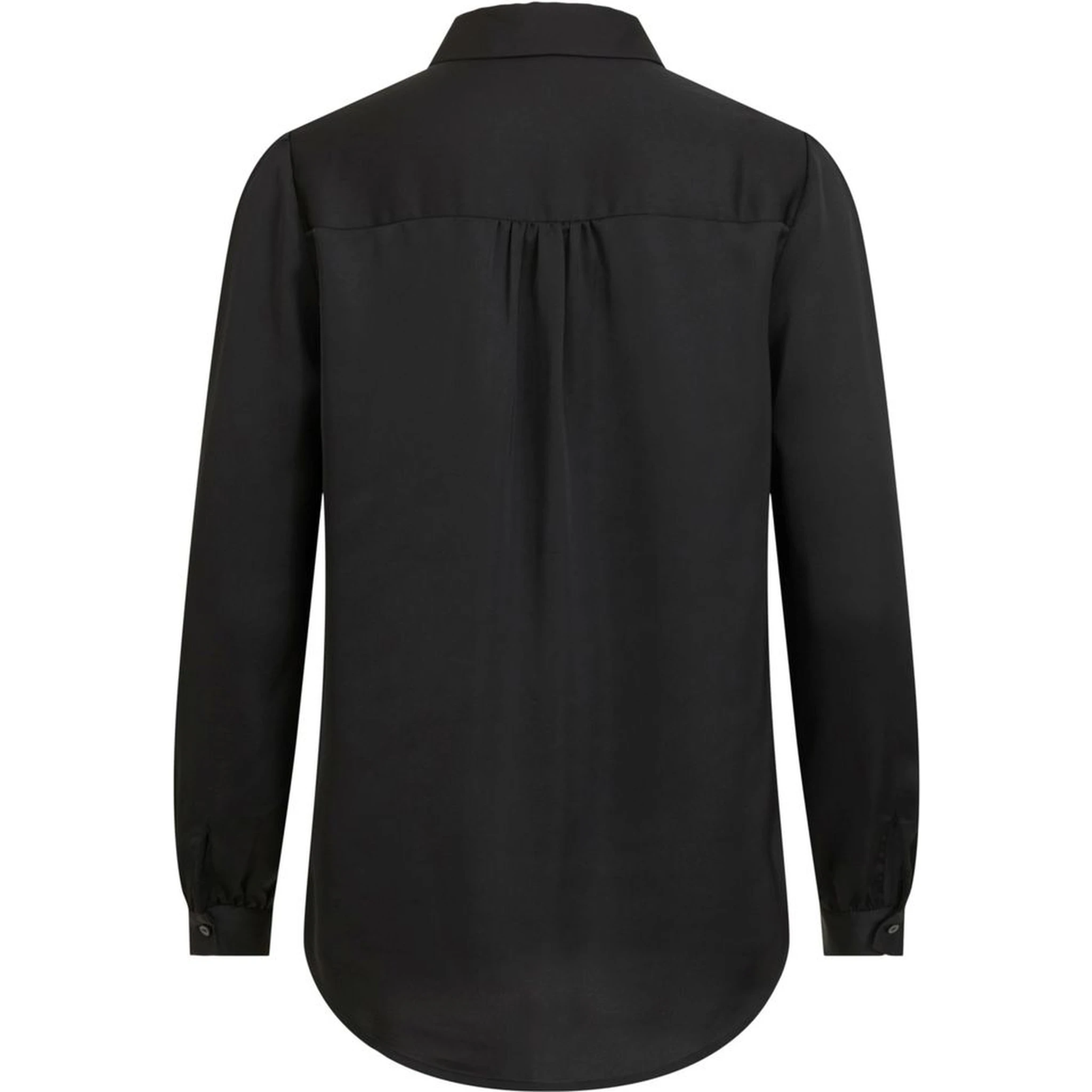 Black Polyester Blouse
