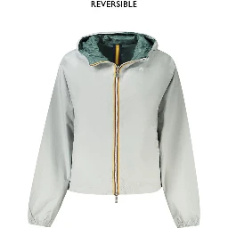 Gray Nylon Jackets & Coat