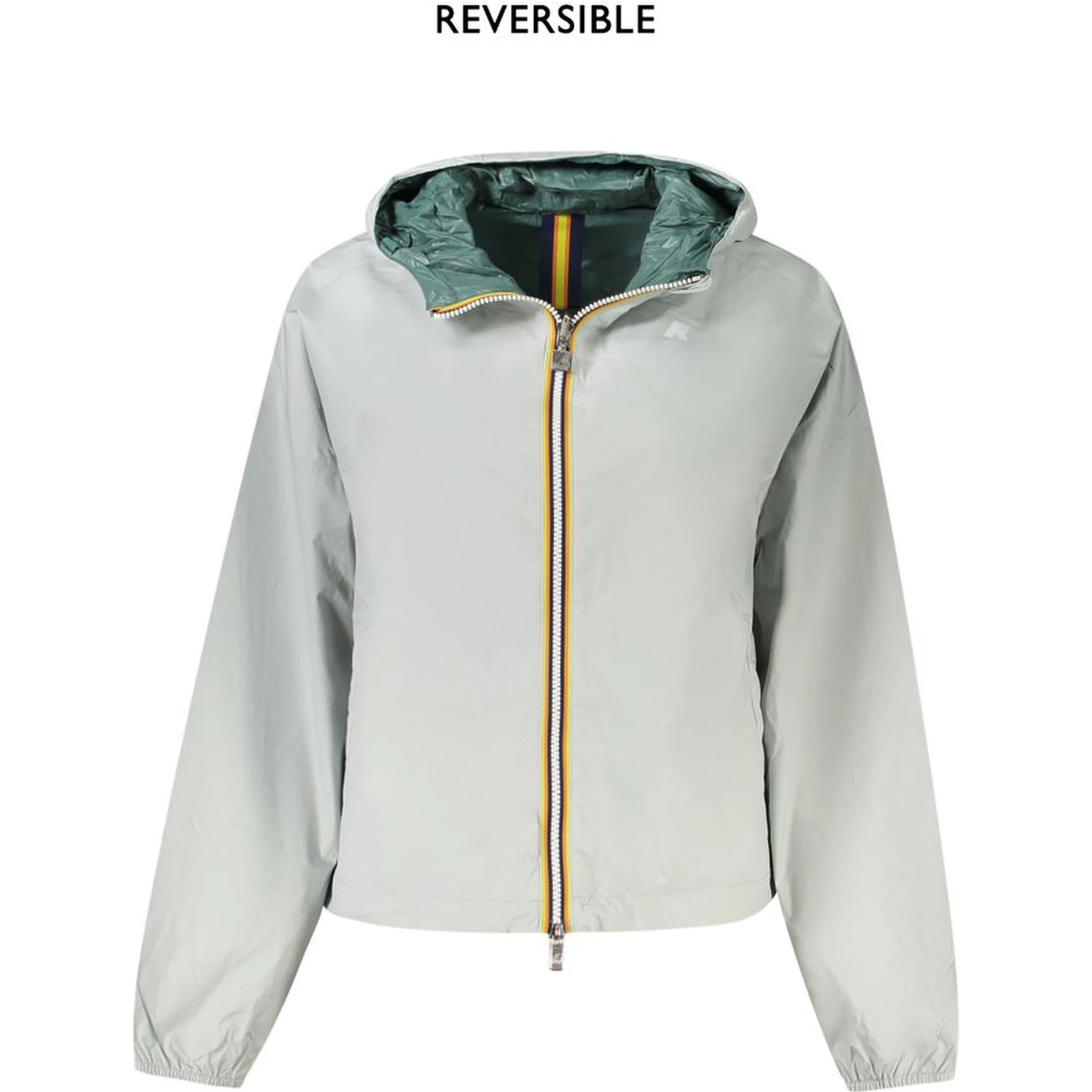 Gray Nylon Jackets & Coat