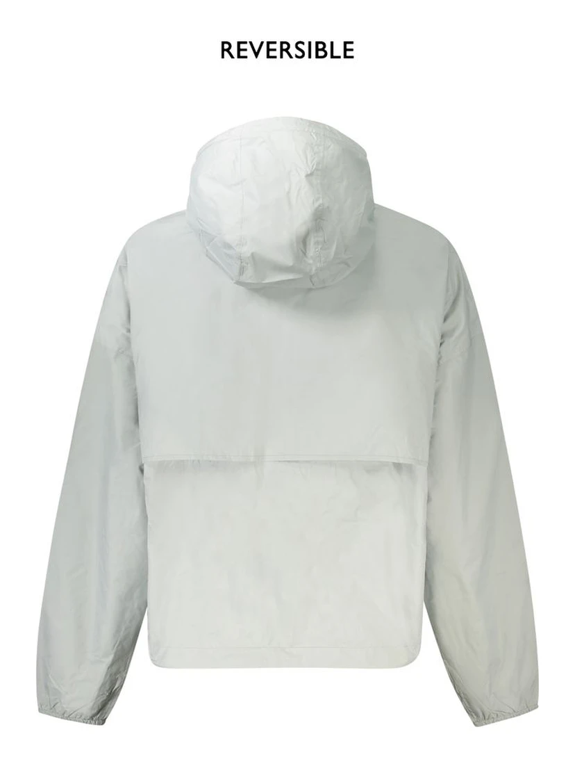 Gray Nylon Jackets & Coat