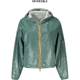 Gray Nylon Jackets & Coat