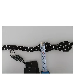 Black Polka Dots Adjustable Neck Bow Tie