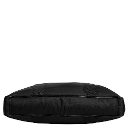 Black Logo Plaque Double Handle Messenger Bag