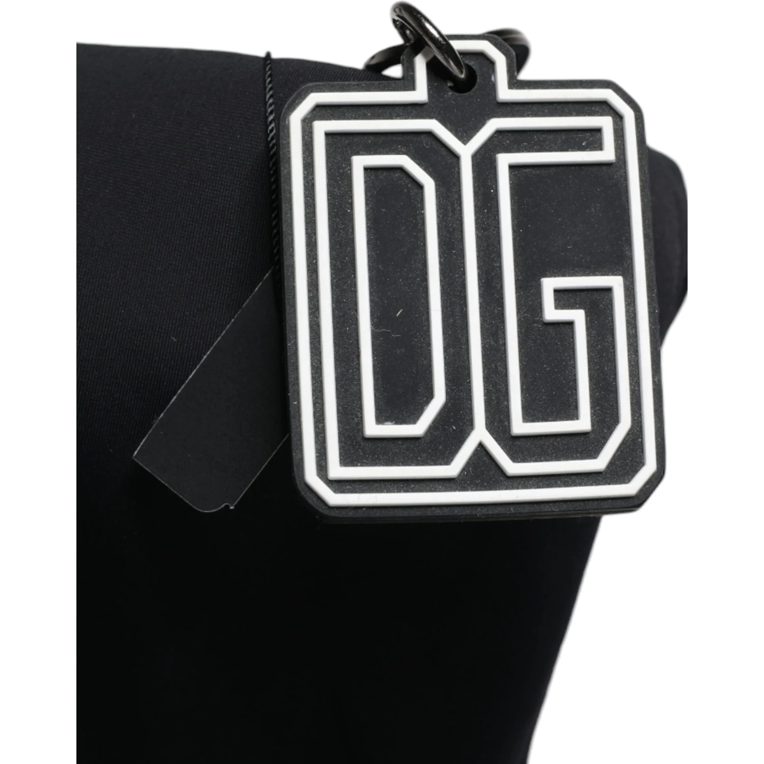 Black Canvas DG Logo Women Shopping Hand Tote Bag