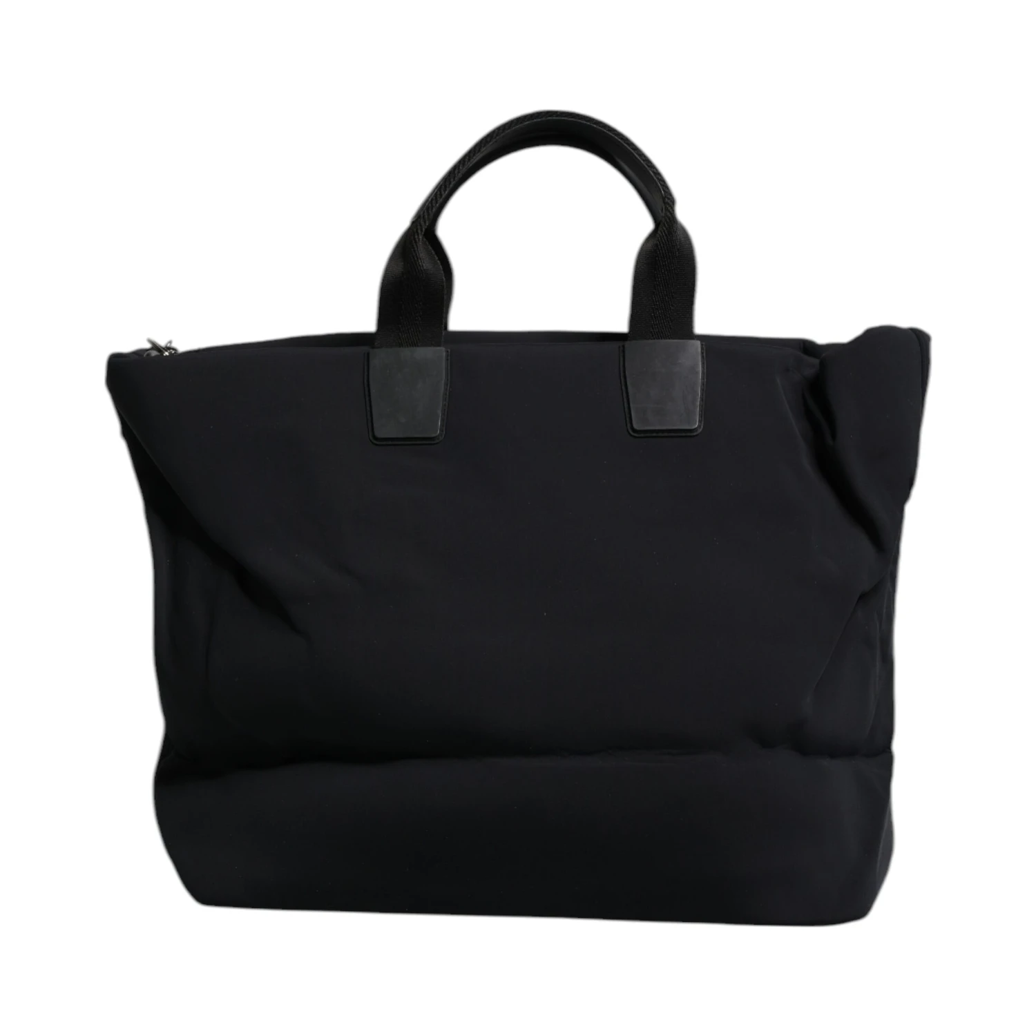 Black Canvas DG Logo Women Shopping Hand Tote Bag