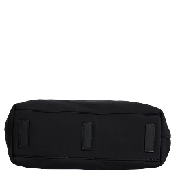 Black Canvas DG Logo Women Shopping Hand Tote Bag