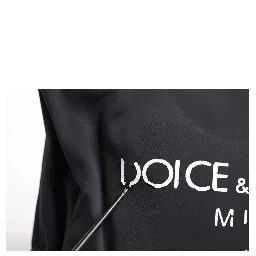 Black Canvas DG Logo Women Shopping Hand Tote Bag