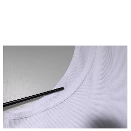 White Cotton Sleeveless Round Neck Tank T-shirt