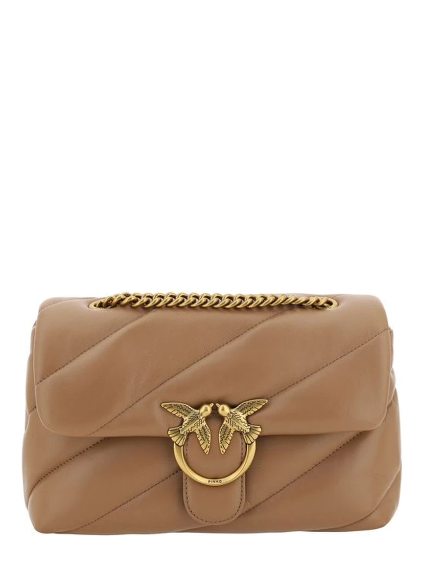 Brown Calf Leather Bos Taurus Shoulder Bag