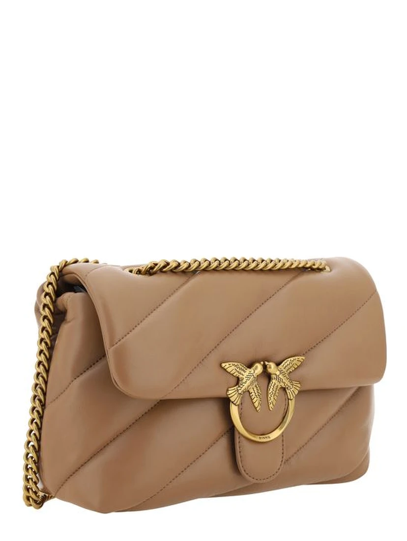 Brown Calf Leather Bos Taurus Shoulder Bag