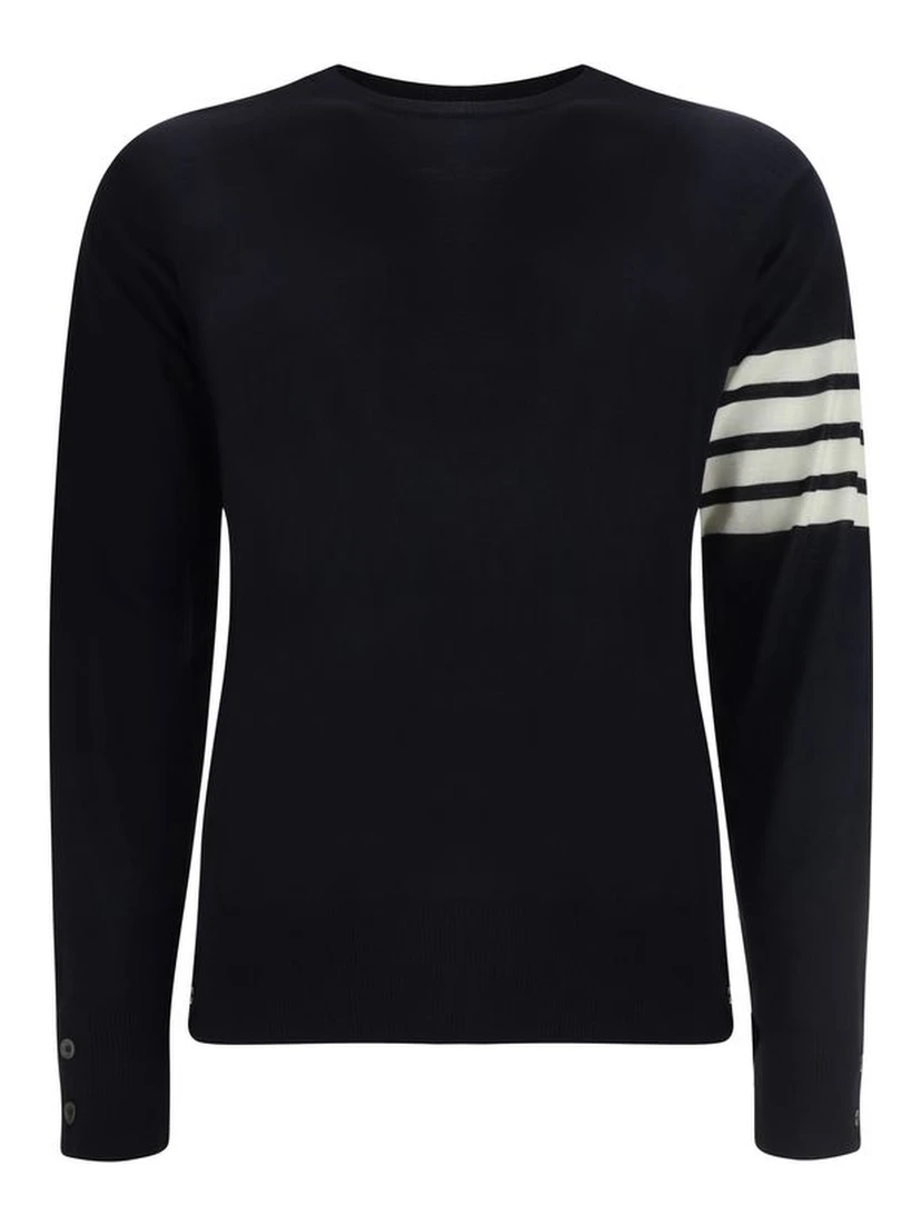 Blue Fleece Wool Sweatshirt