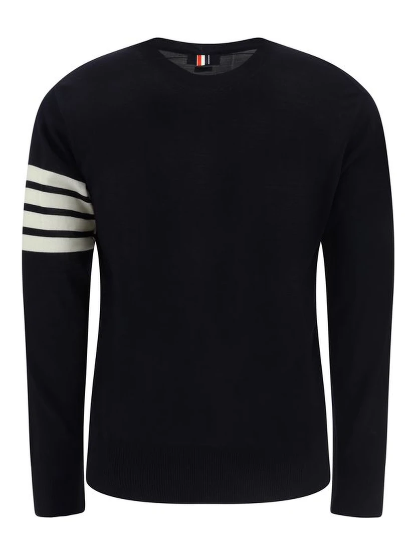 Blue Fleece Wool Sweatshirt