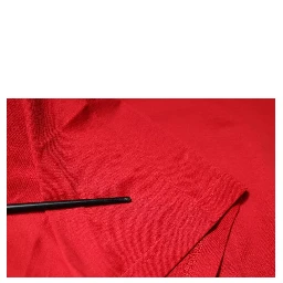Red Logo Print Cotton Crew Neck T-shirt