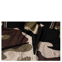 Multicolor Camouflage Collared Polo T-shirt