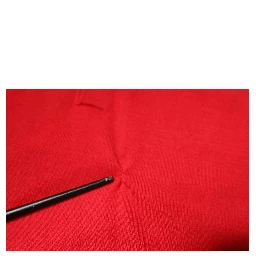 Red Cashmere Collared Pullover Sweater