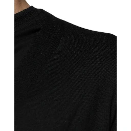 Black Cashmere Button Down Cardigan Sweater