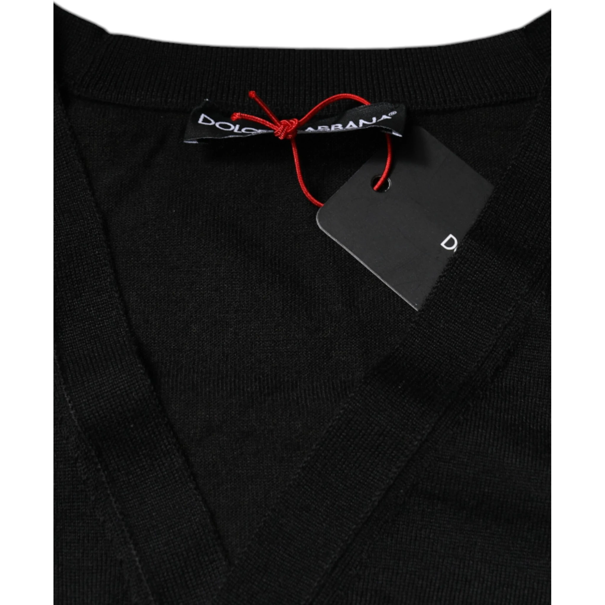 Black Cashmere Button Down Cardigan Sweater