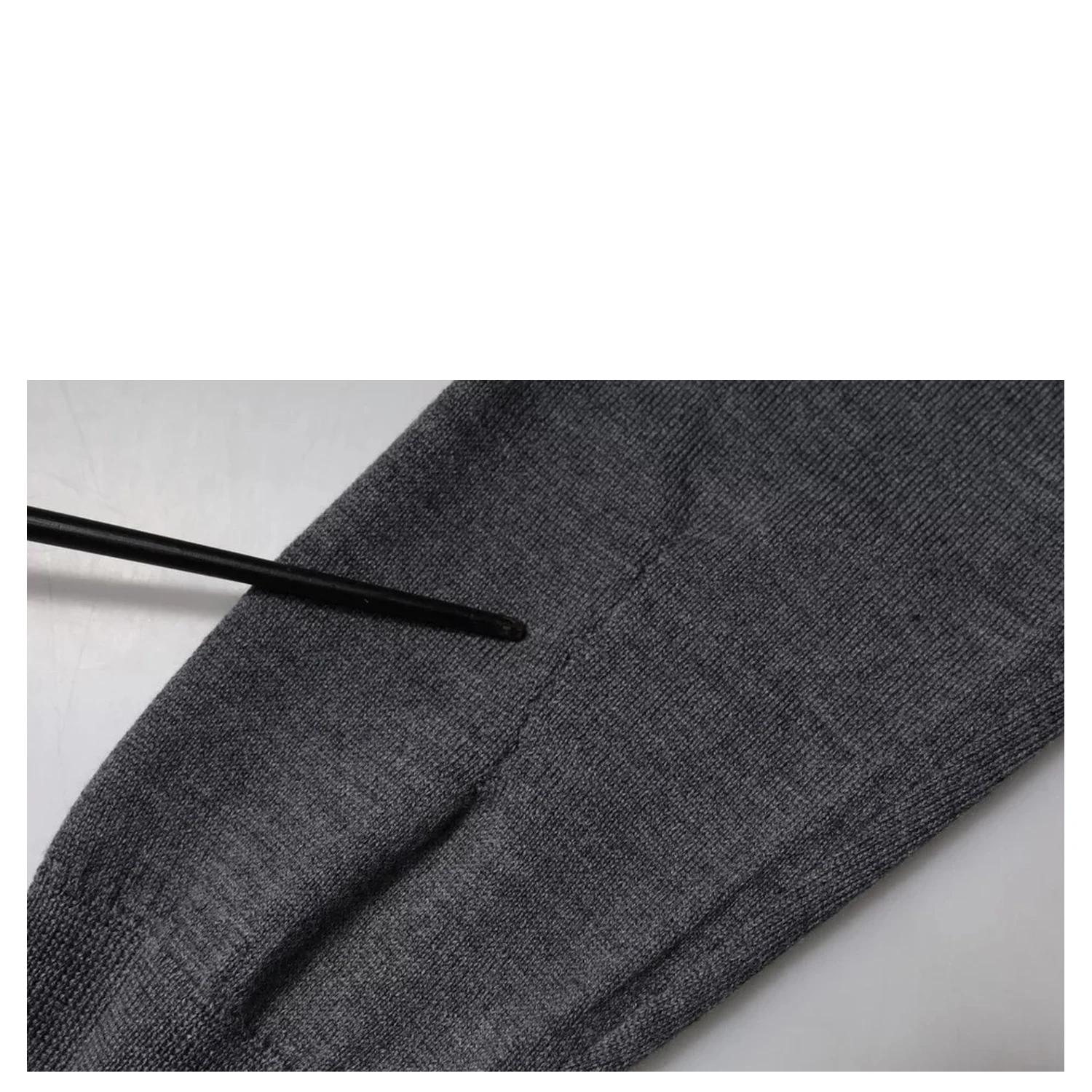 Gray Wool Logo Turtleneck Pullover Sweater
